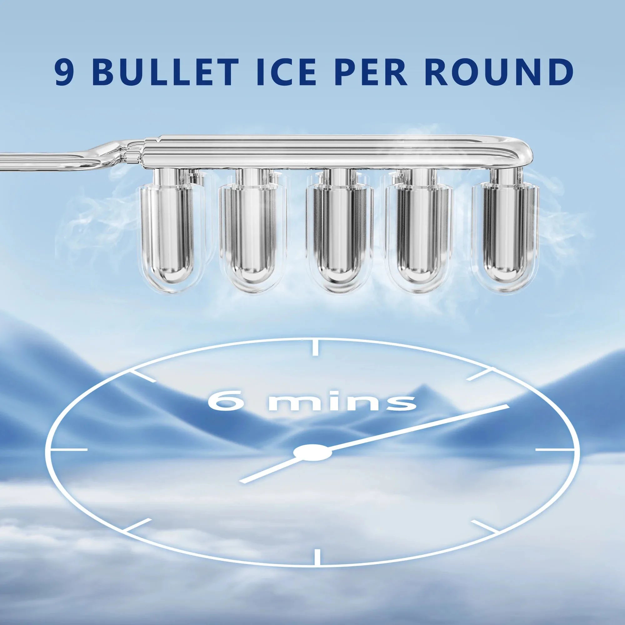 SIMZLIFE  Countertop Ice Maker Machine