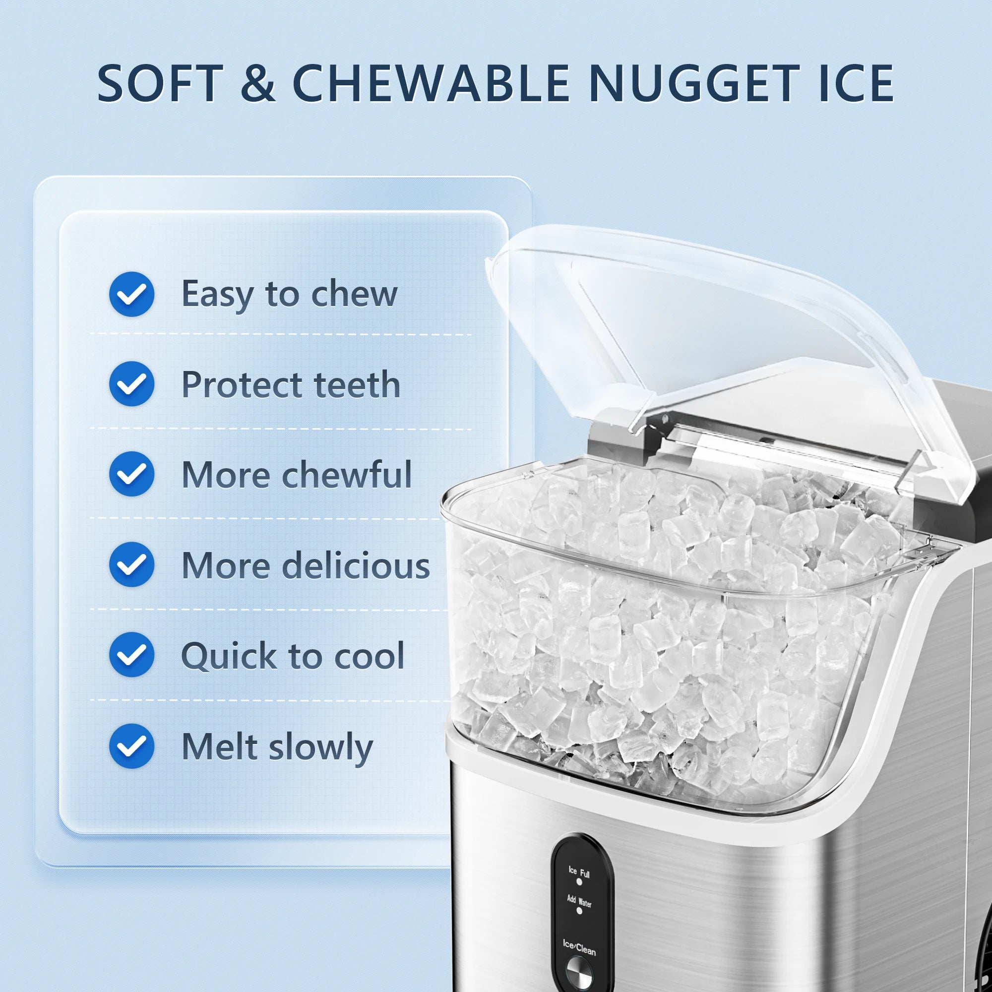 SIMZLIFE Nugget Ice Makers