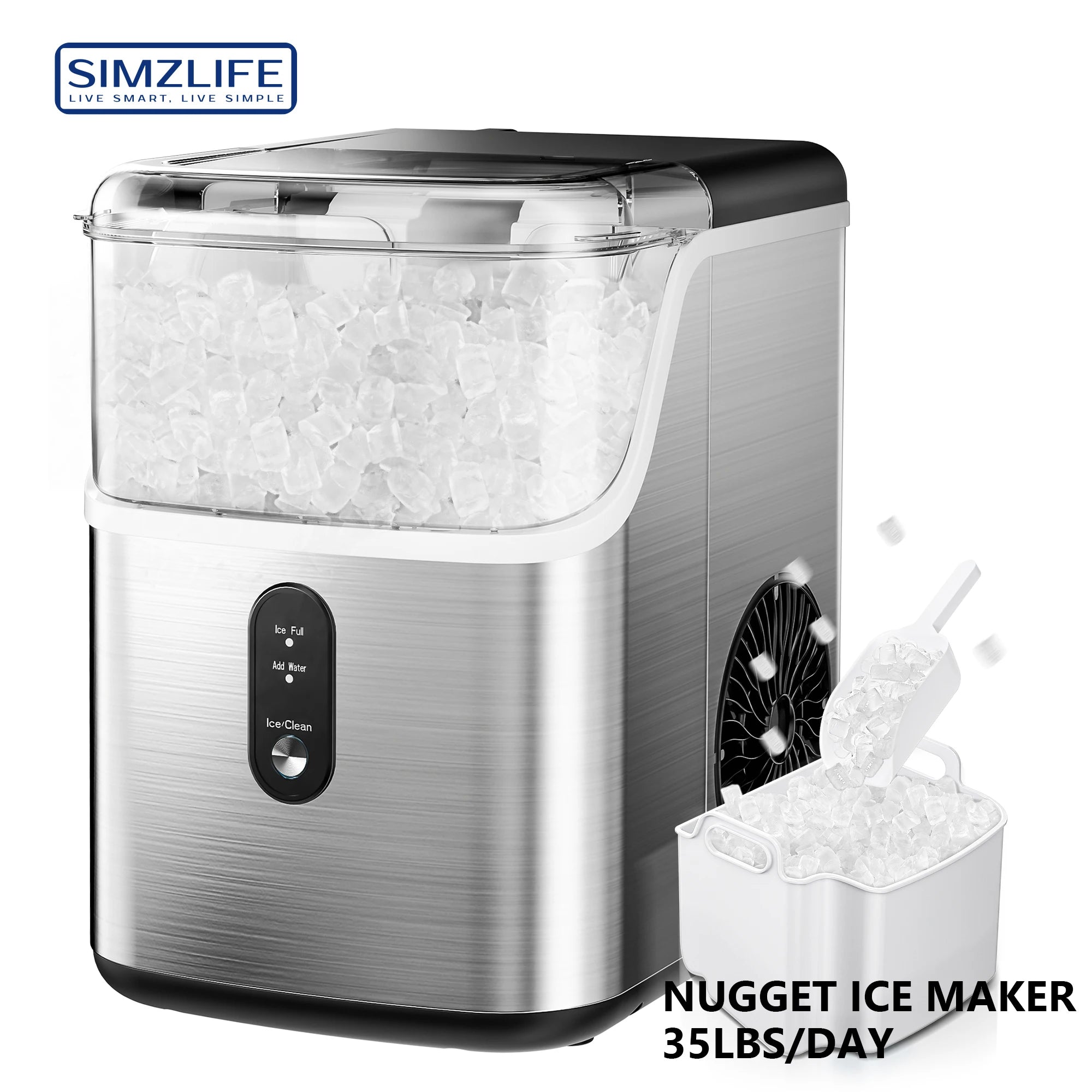SIMZLIFE Nugget Ice Makers