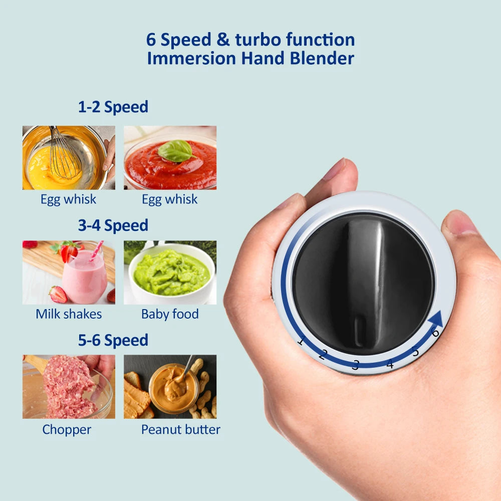 BioloMix 1200W 5-in-1 Immersion Hand Stick Blender