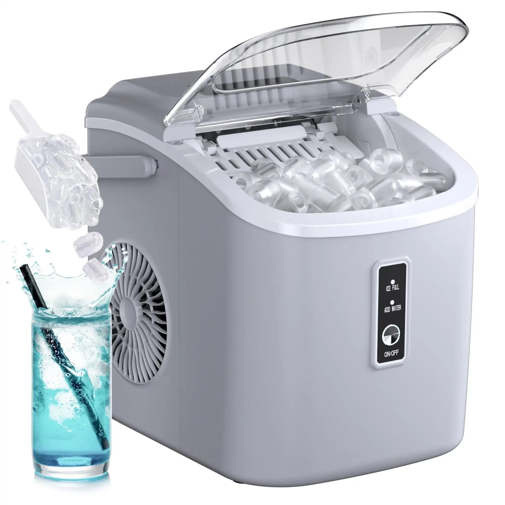 Simzlife Countertop Ice Maker with Handle