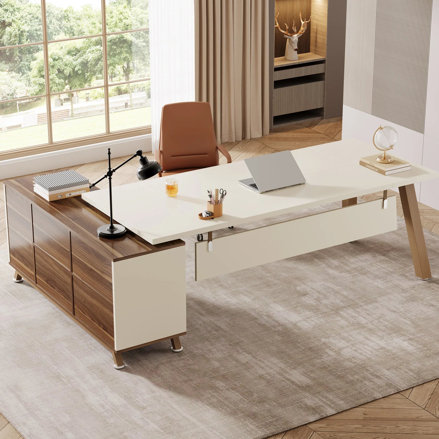 Tribesigns 78.7-Inch Executive Desk