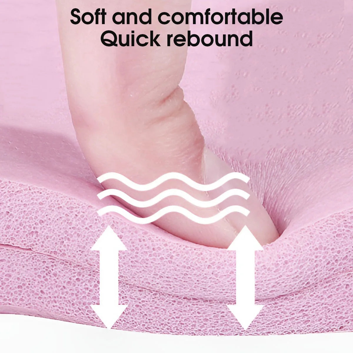 Pink Foldable Yoga Mat