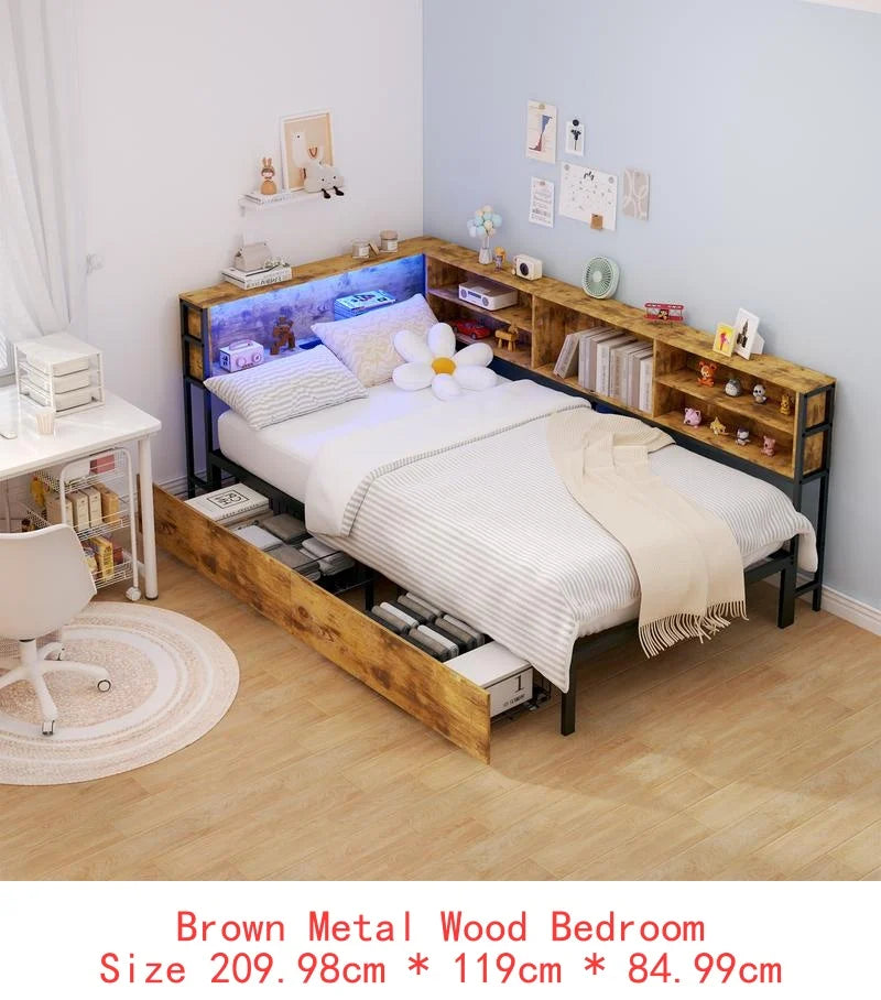 Twin Daybed Frame with Storage