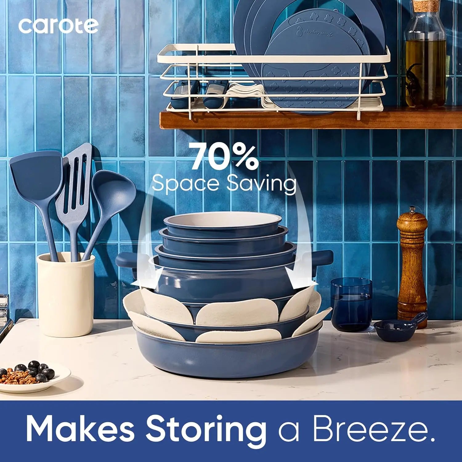 25pcs Ceramic Cookware Set