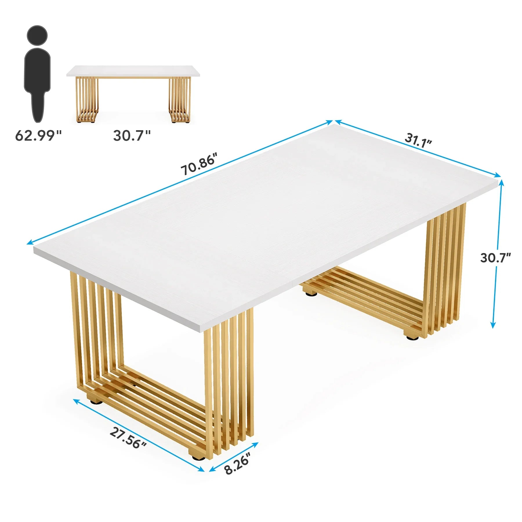 Tribesigns Modern Office Desk