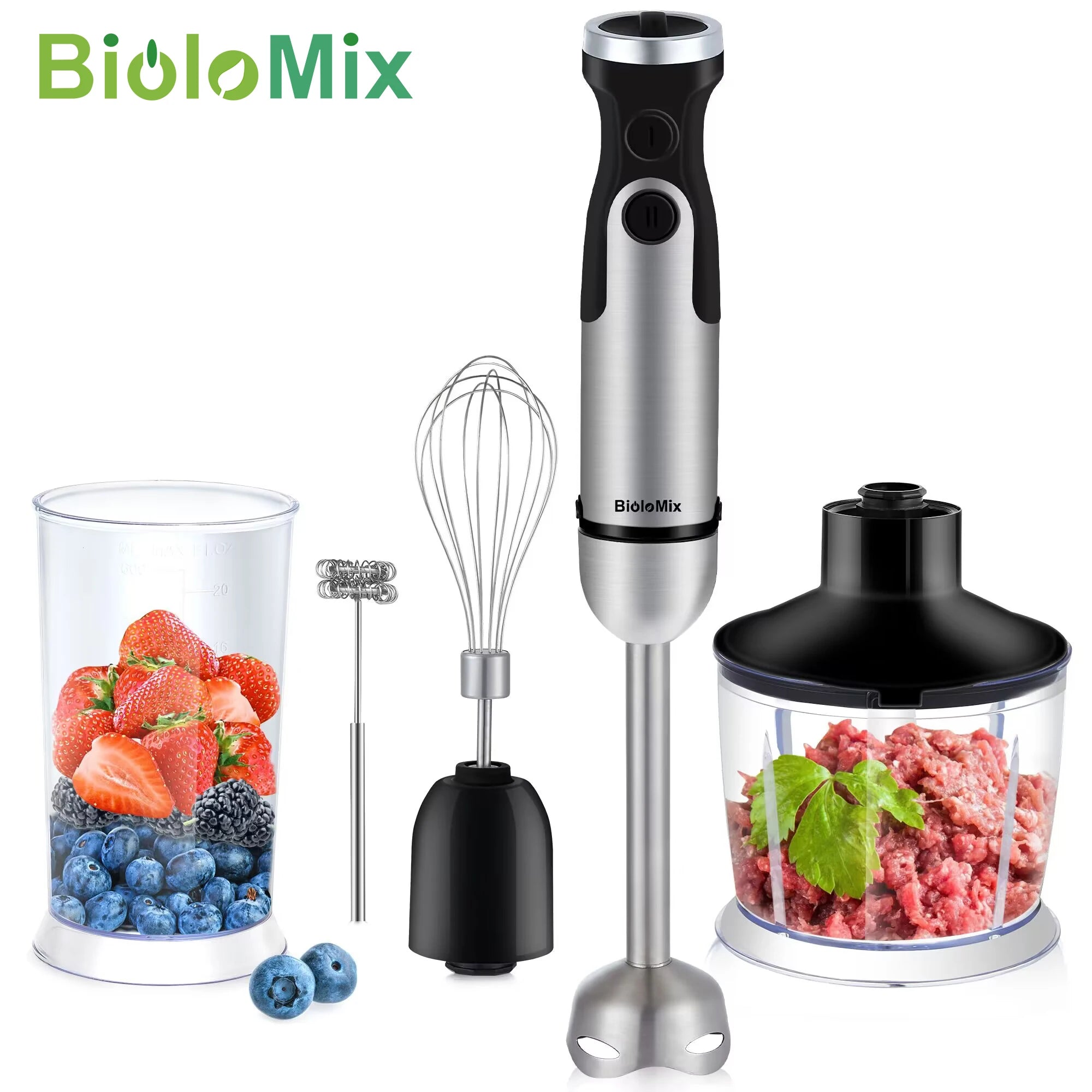 BioloMix 1200W 5-in-1 Immersion Hand Stick Blender
