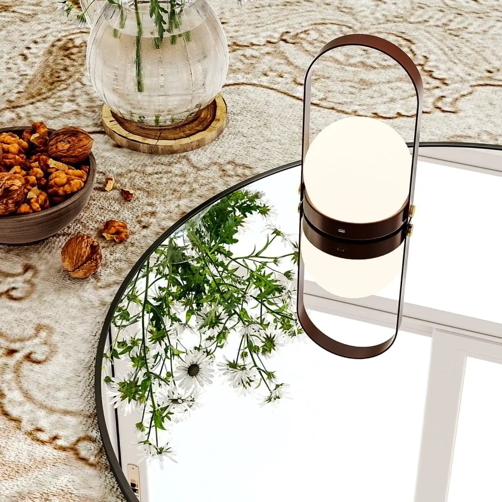24.2"x24.2" Round Bathroom Mirror