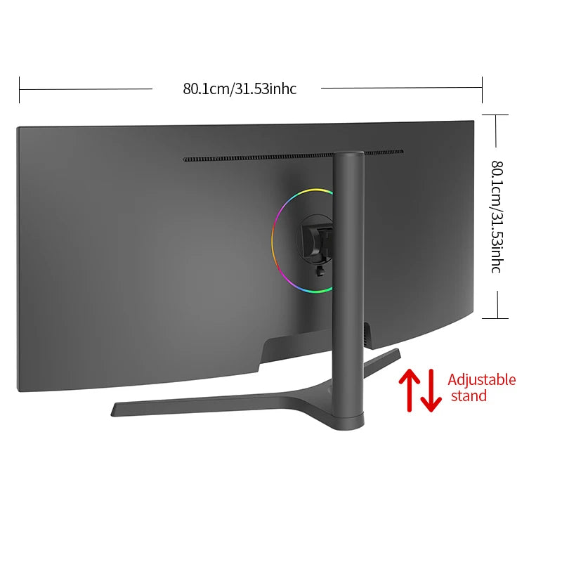 Gawfolk Monitor 34'' 144Hz Bandfish Screen Curved