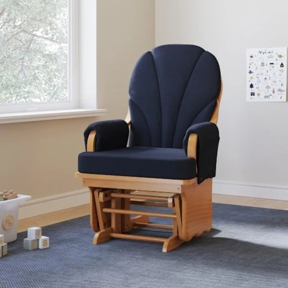 Lullaby Wood Base Glider Rocker
