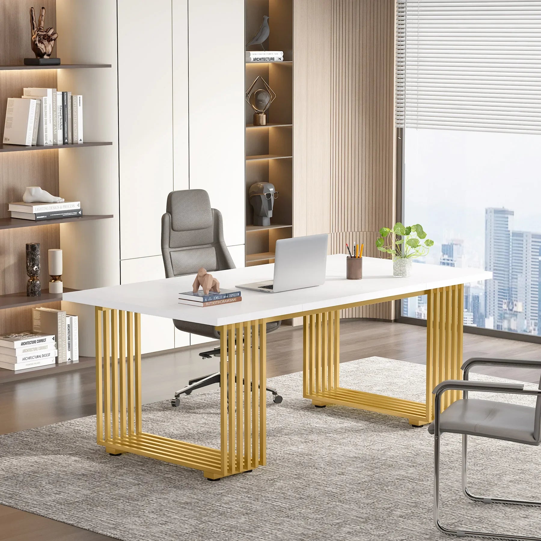 Tribesigns Modern Office Desk