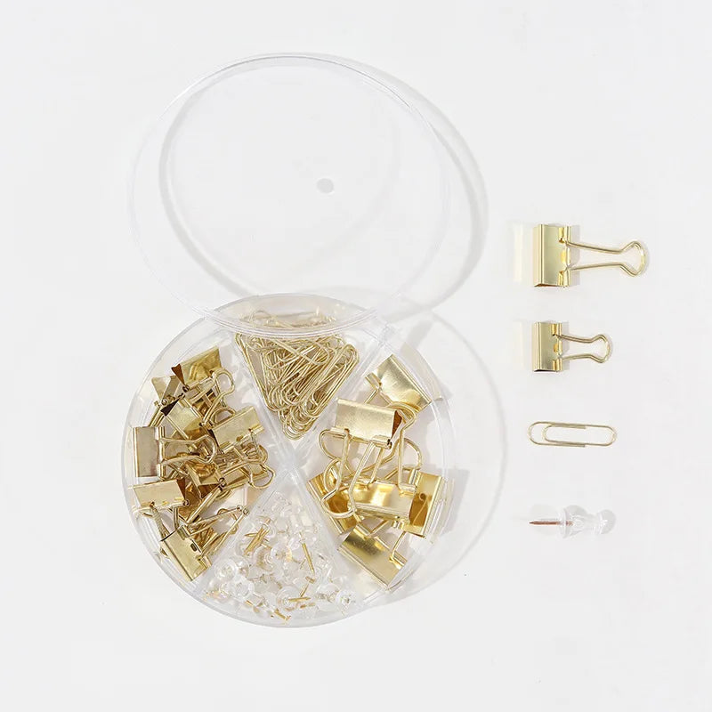 Binder Clips and Paper Clips, Push Pins, Tack Sets