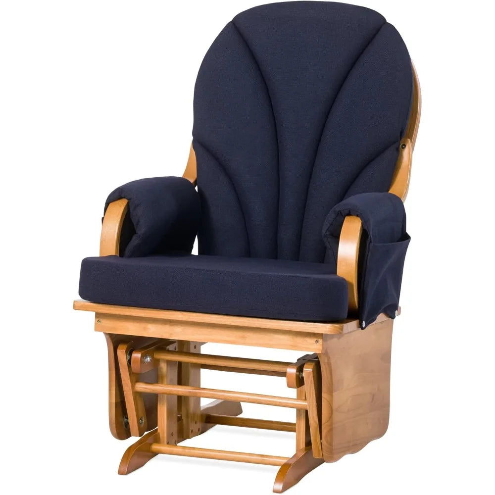 Lullaby Wood Base Glider Rocker