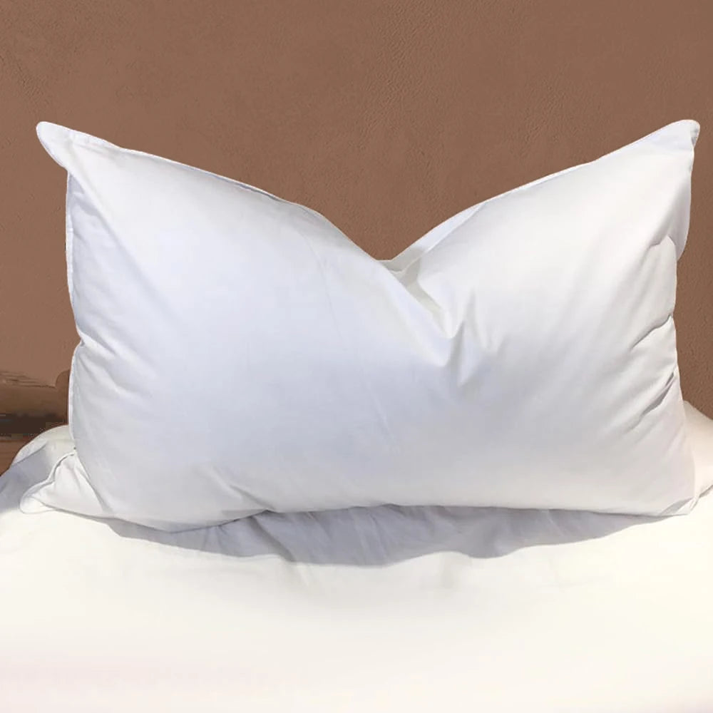 Duck Feathers and Down White Pillows