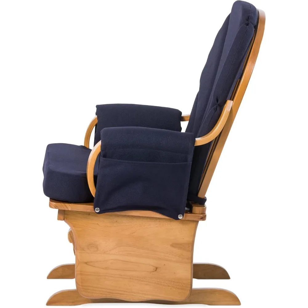 Lullaby Wood Base Glider Rocker