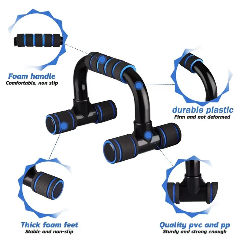 U-shaped push-up stands (1 pair) for home fitness