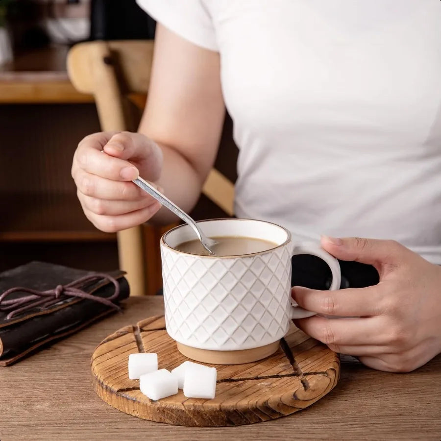 12OZ Stackable Coffee Mugs