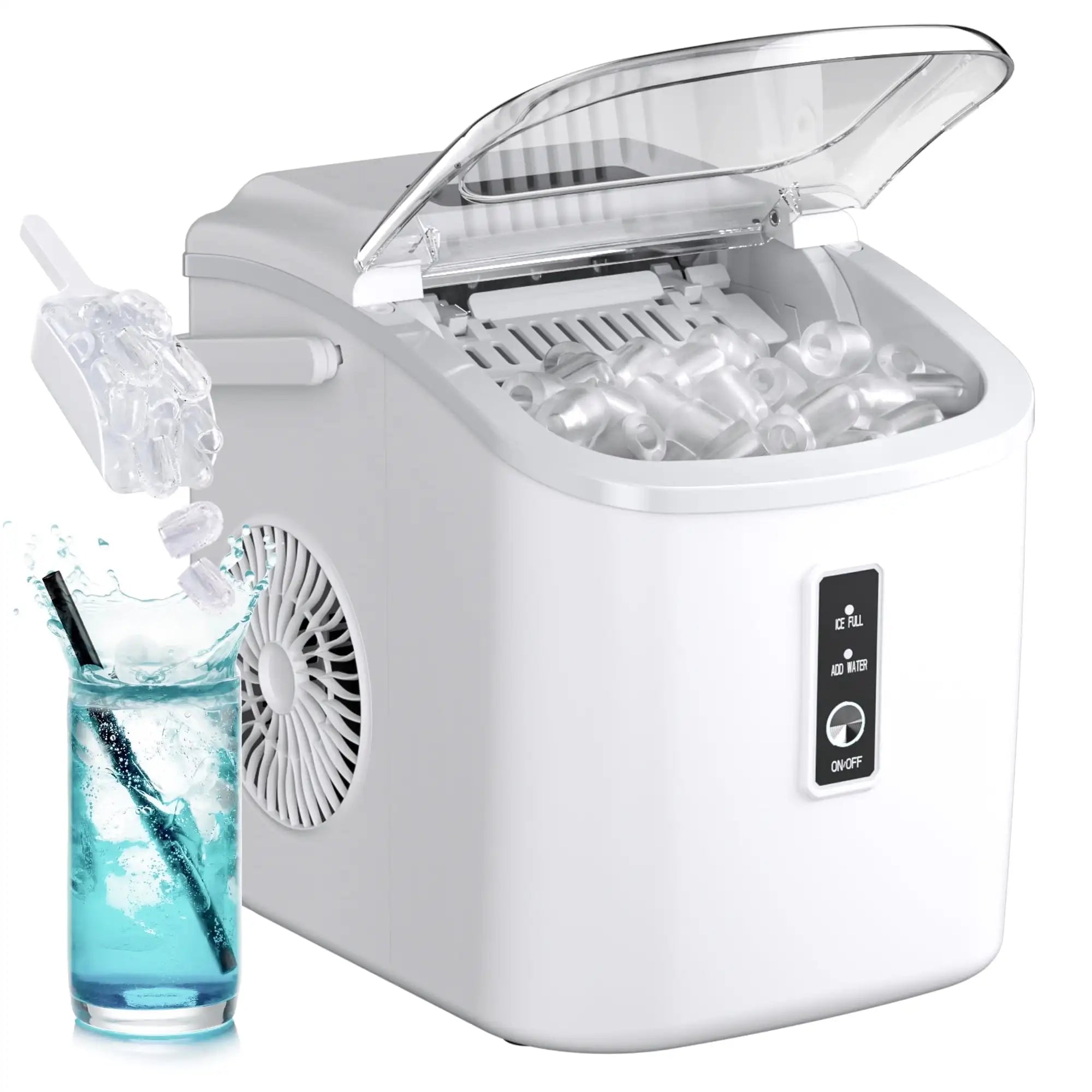 Simzlife Countertop Ice Maker with Handle