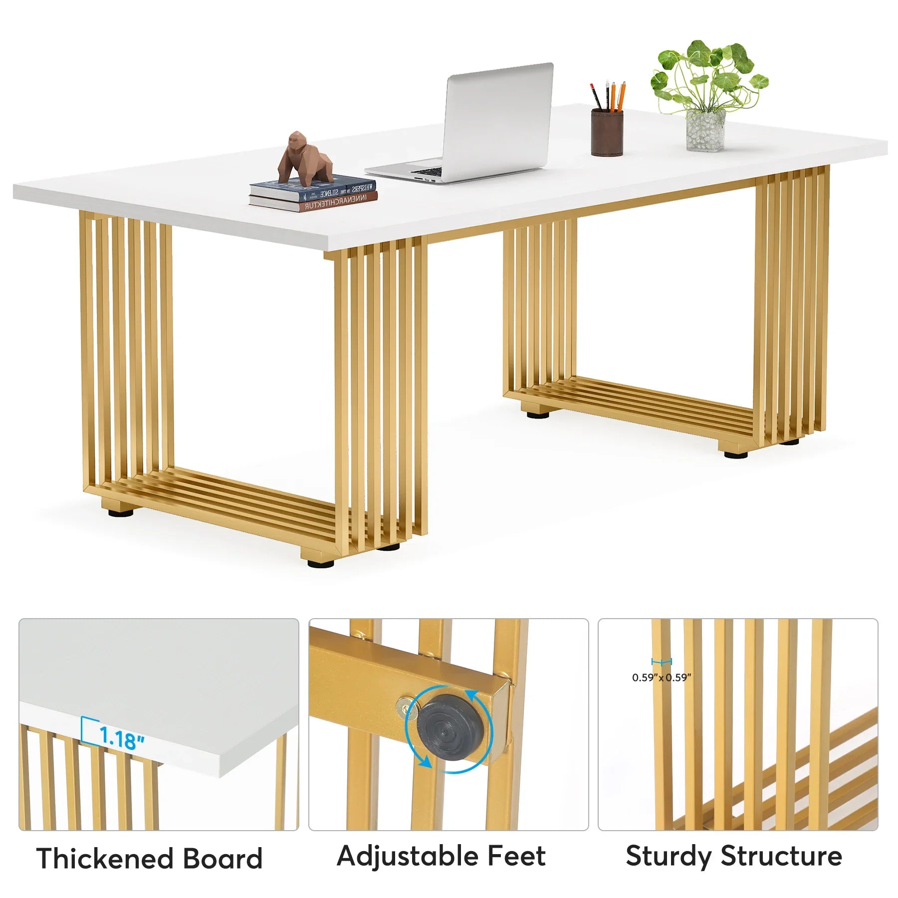 Tribesigns Modern Office Desk