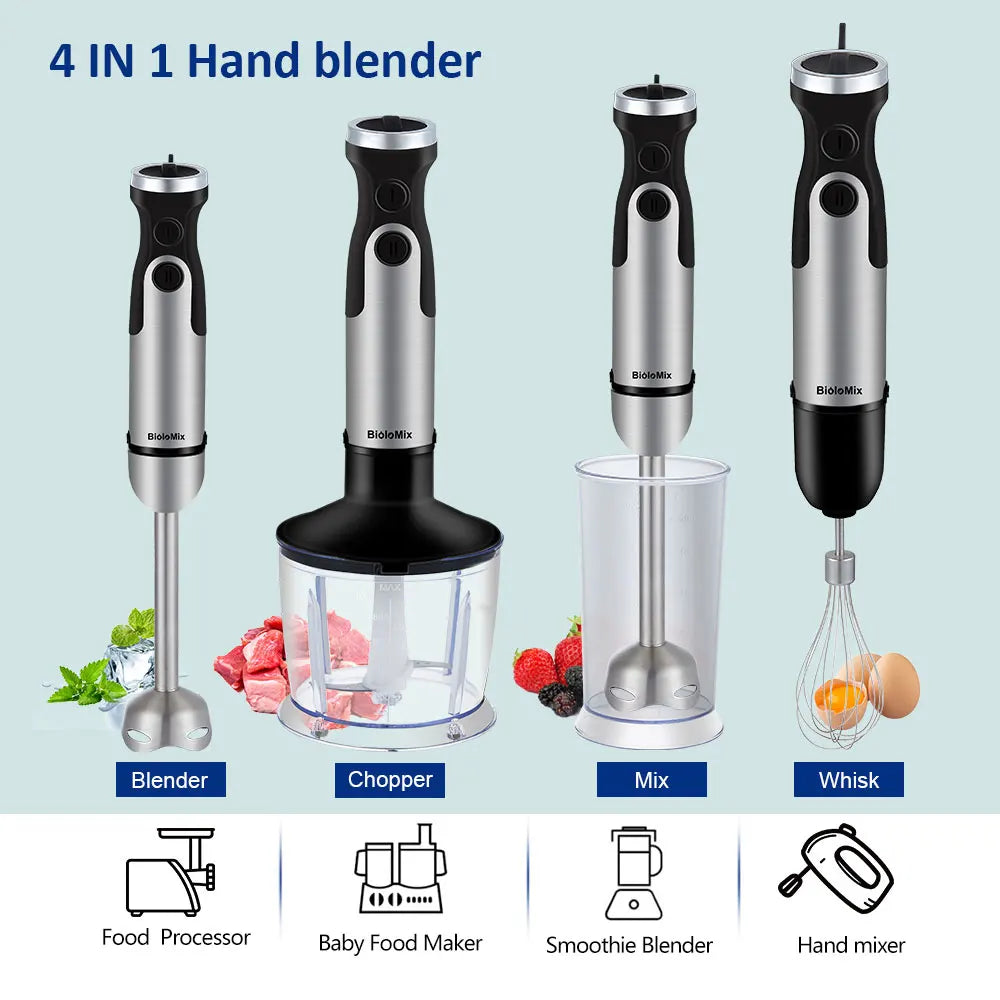 BioloMix 1200W 5-in-1 Immersion Hand Stick Blender
