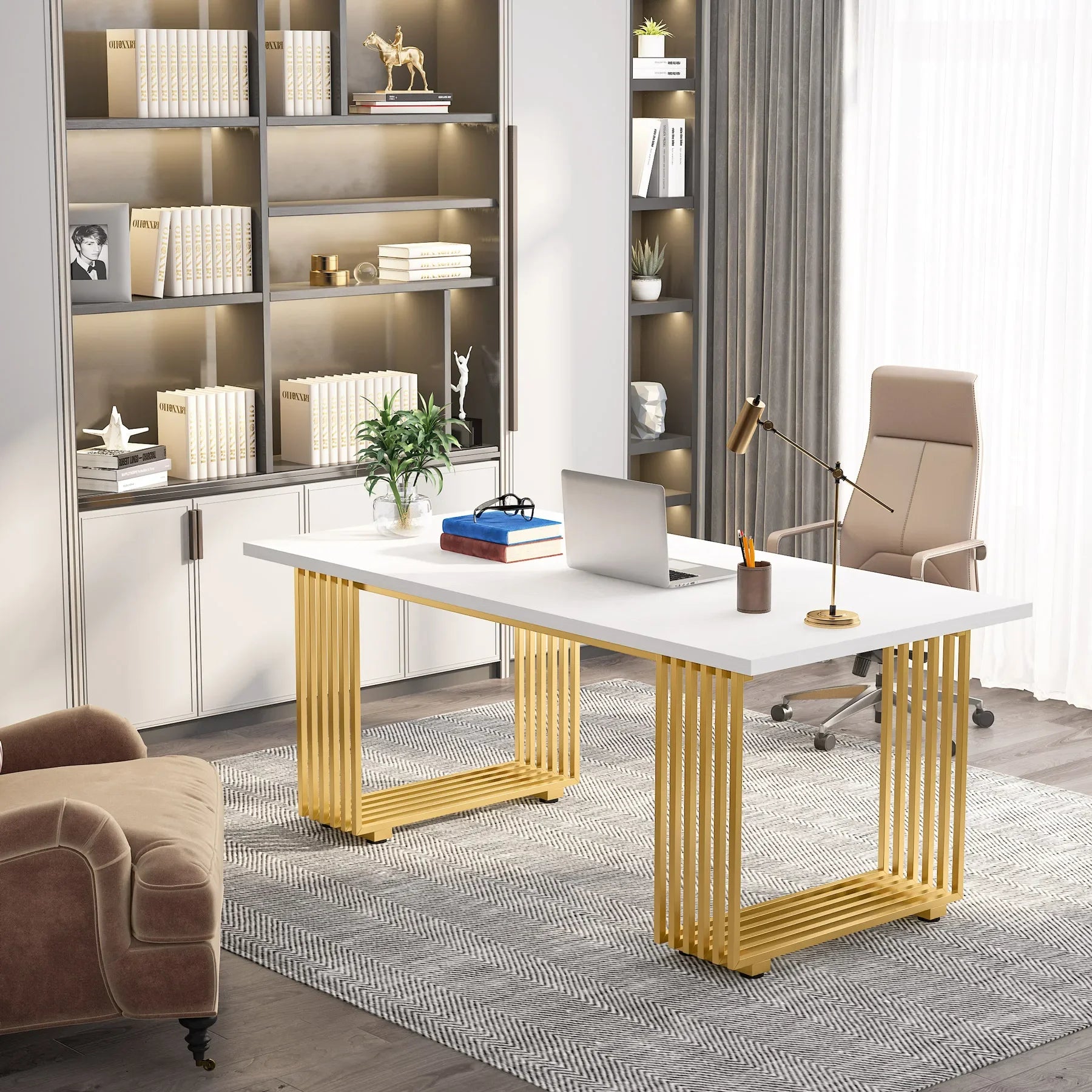 Tribesigns Modern Office Desk