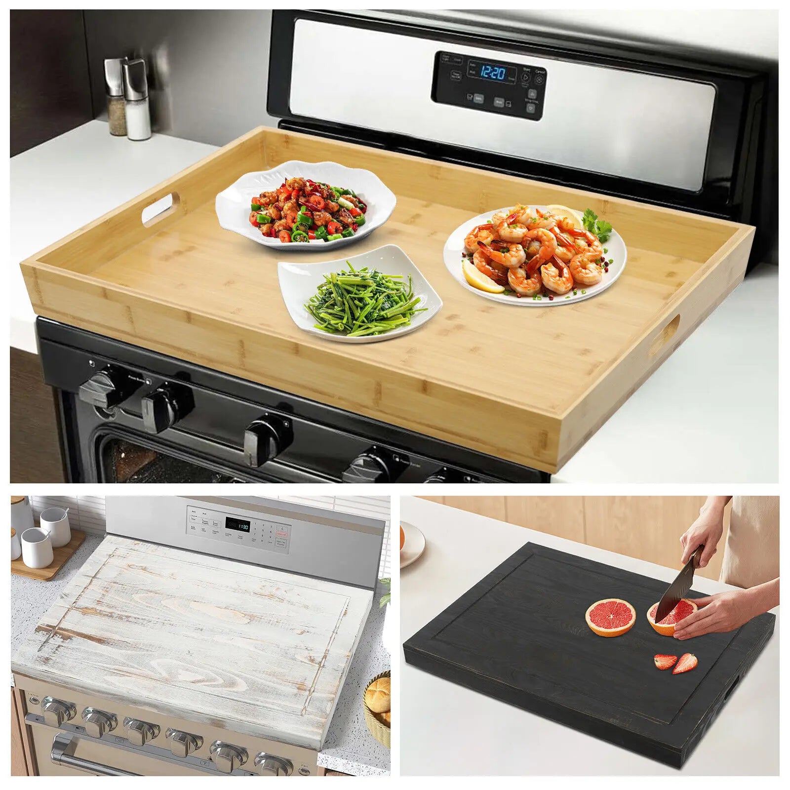 11.02 lbs. Pine Wood Stovetop Cover