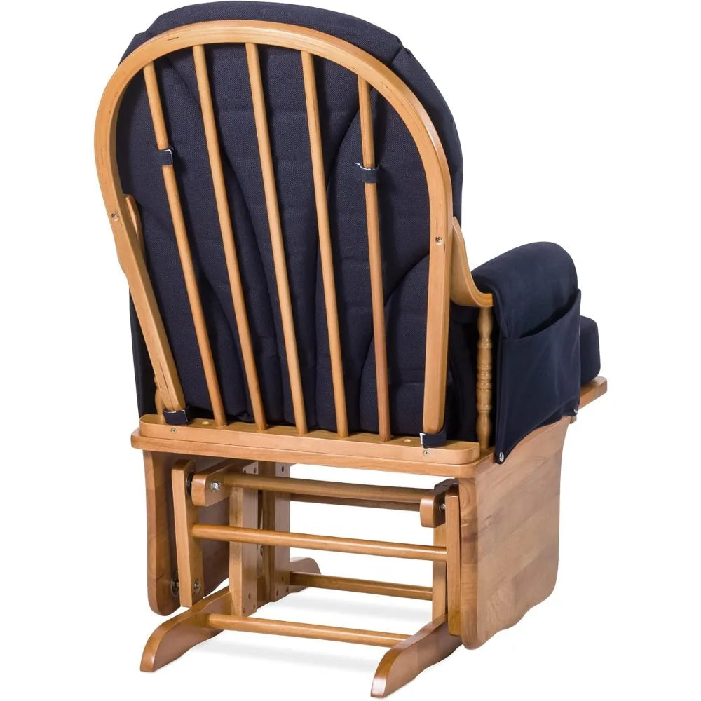 Lullaby Wood Base Glider Rocker