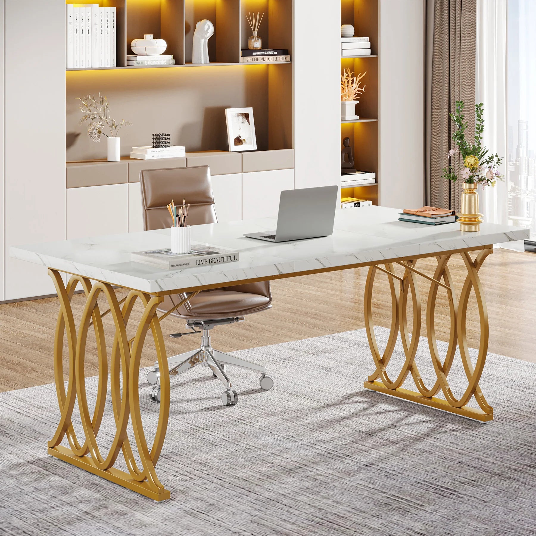 Tribesigns Modern Office Desk