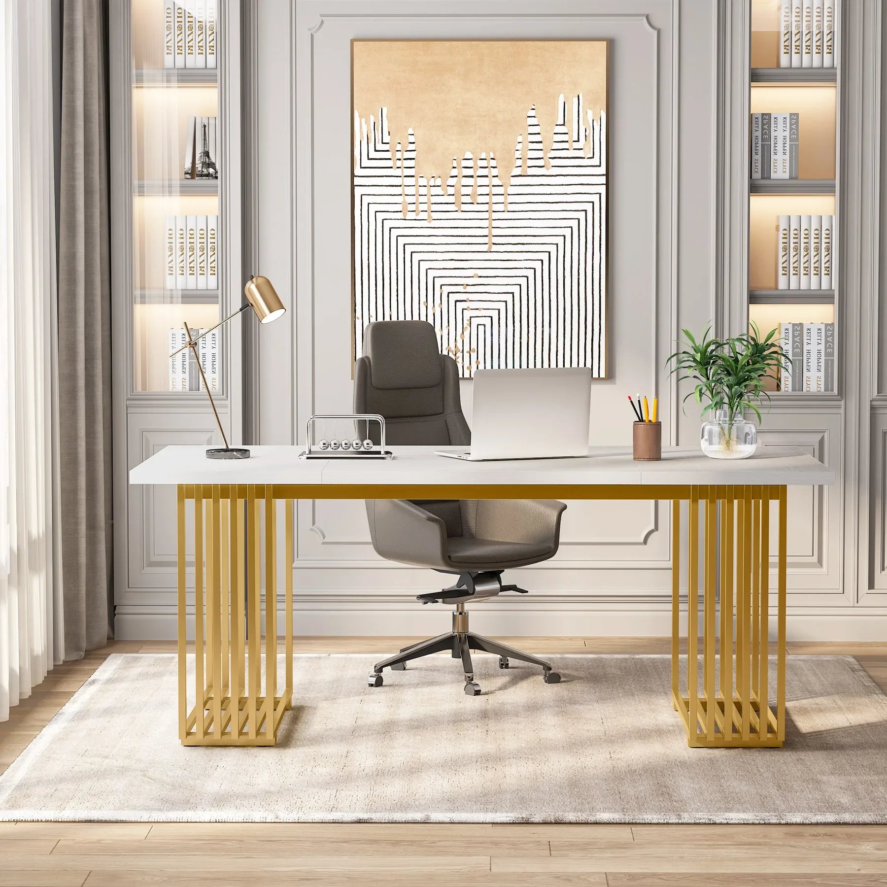 Tribesigns Modern Office Desk