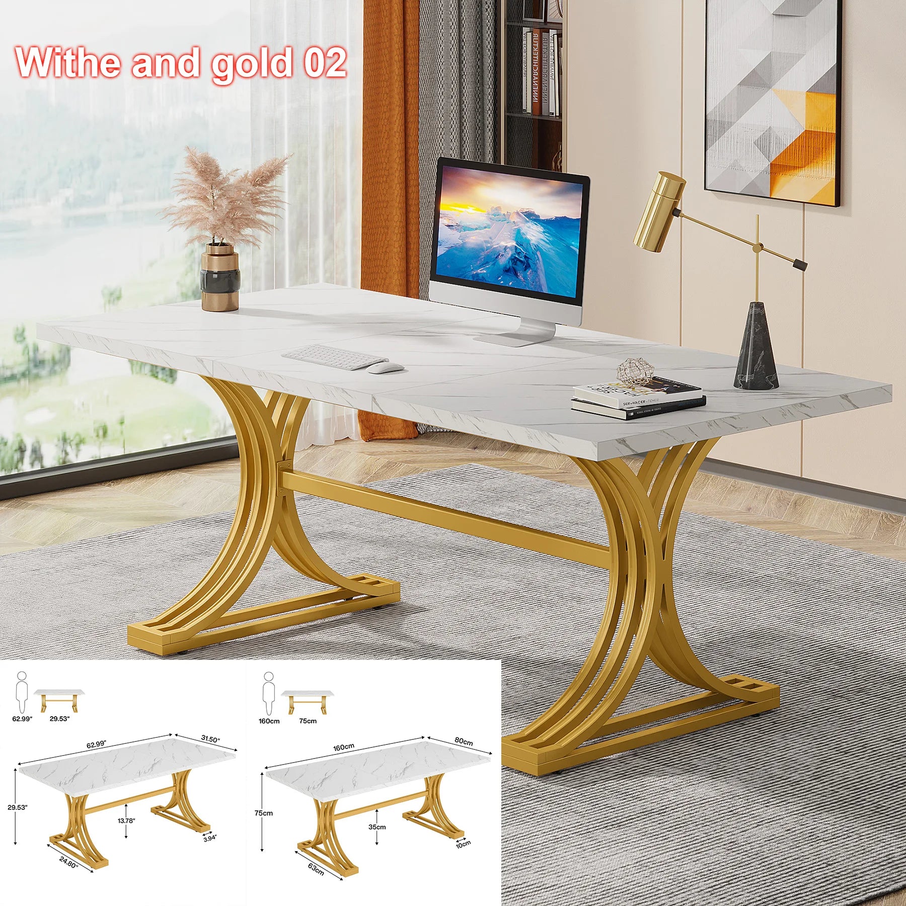 Tribesigns Modern Office Desk