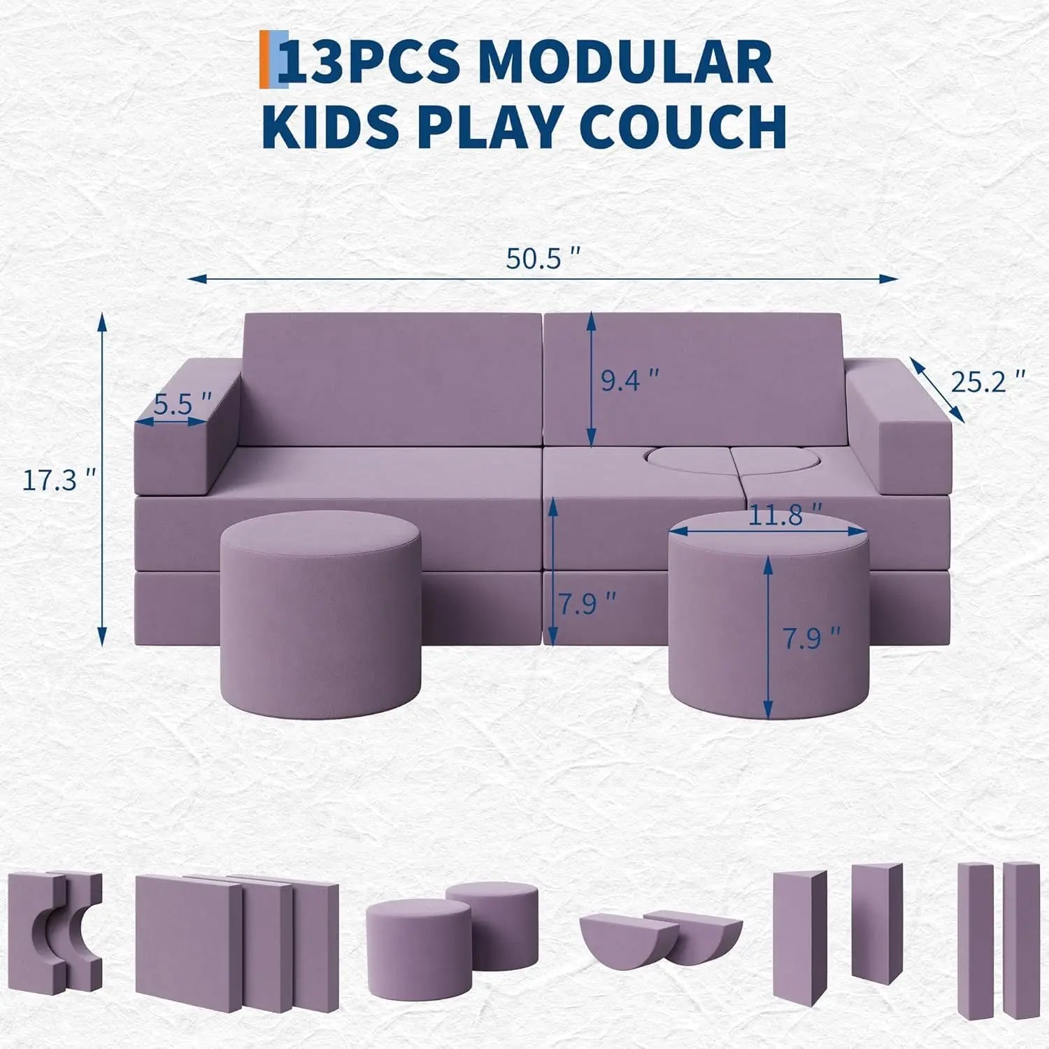 Kids Modular Play Couch
