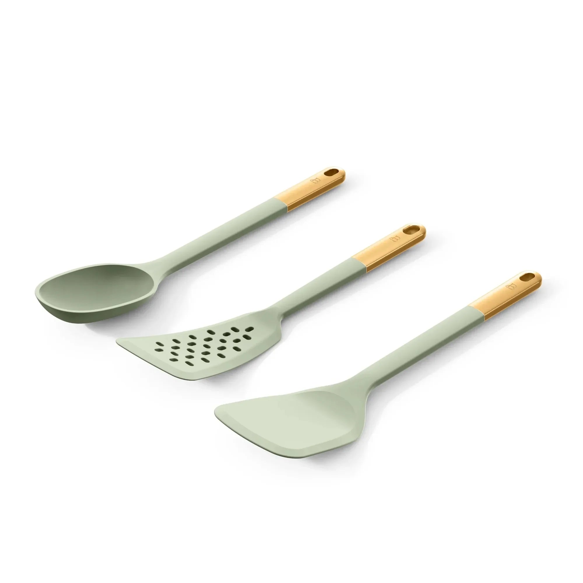 Beautiful 3-Piece Silicone Kitchen Utensil Tool Set