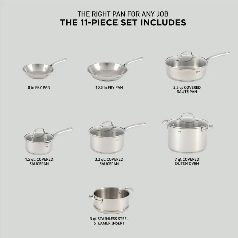 T-Fal Gourmet Stainless Steel Cookware