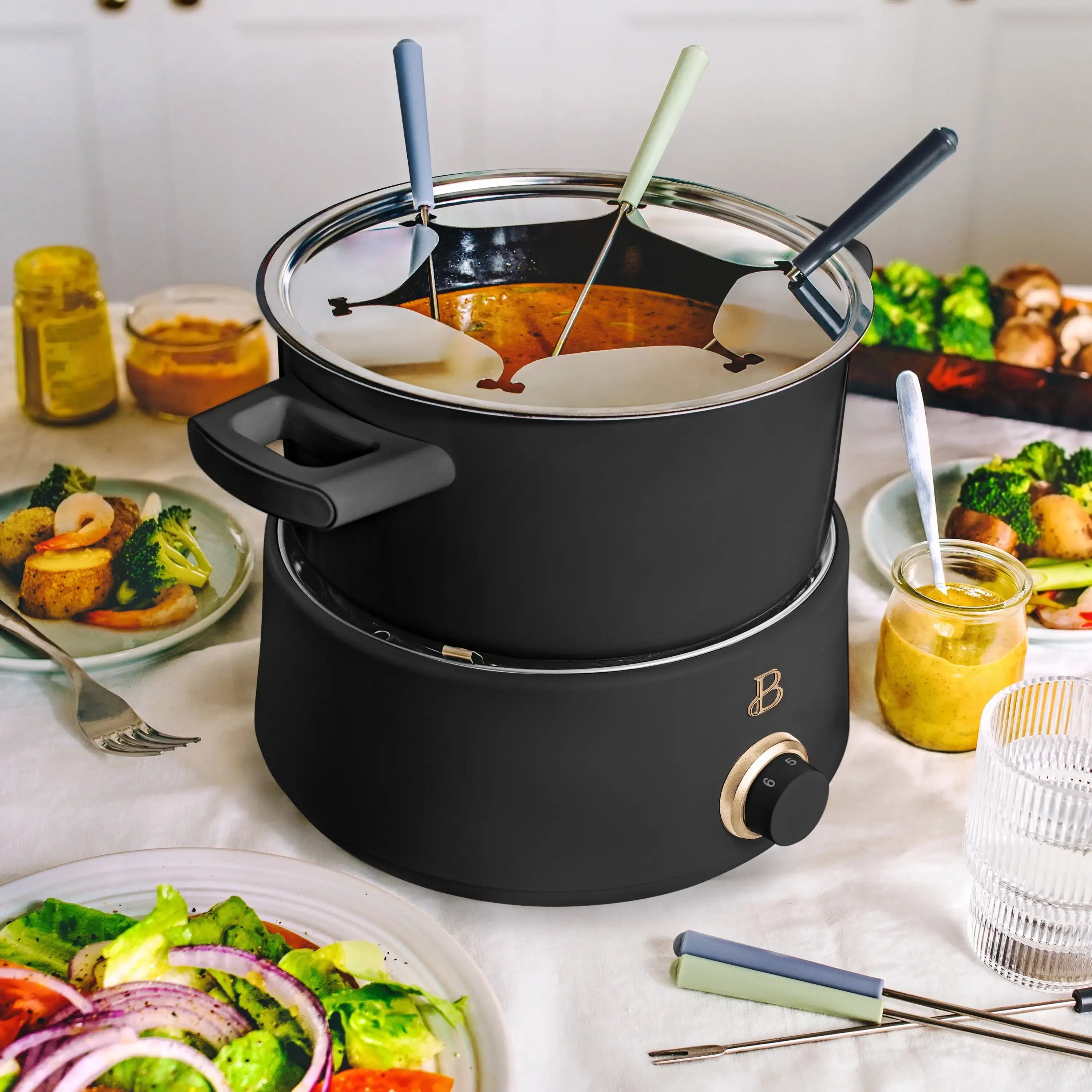 #For Beautiful 3 qt Electric Fondue Set