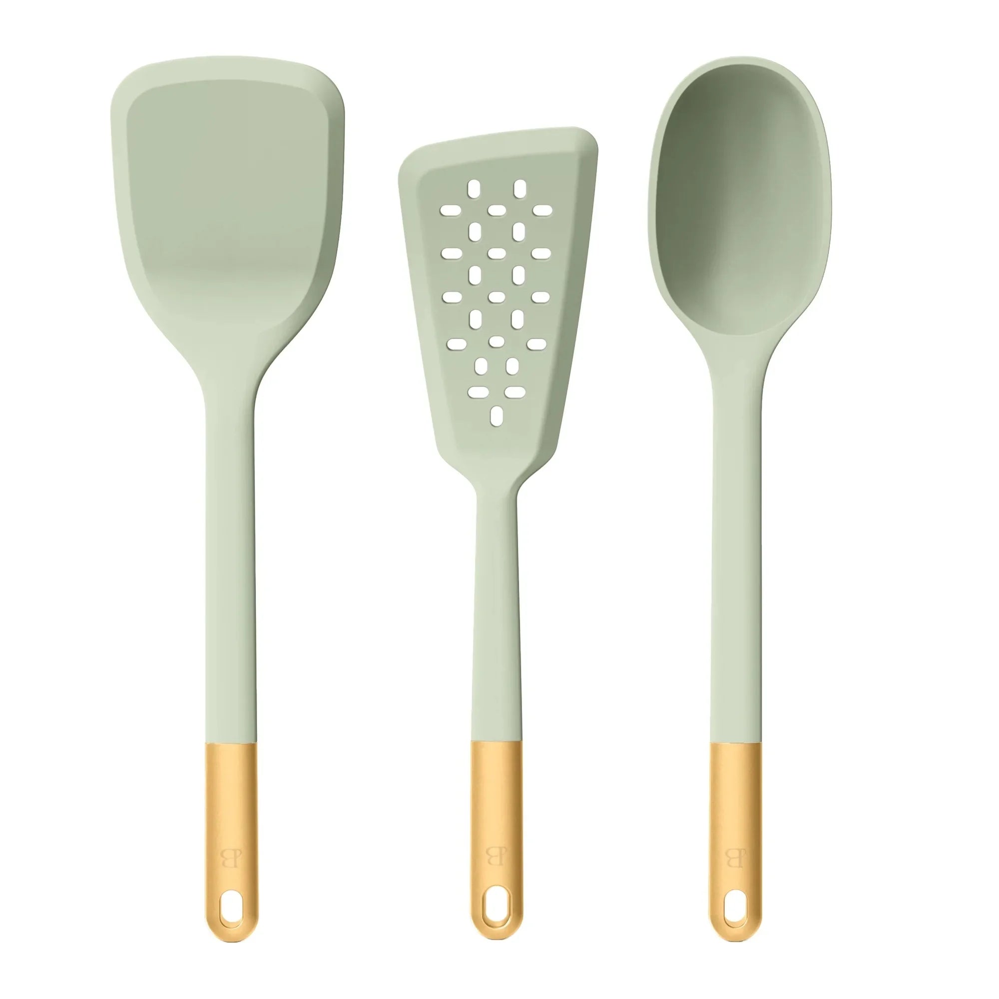 Beautiful 3-Piece Silicone Kitchen Utensil Tool Set