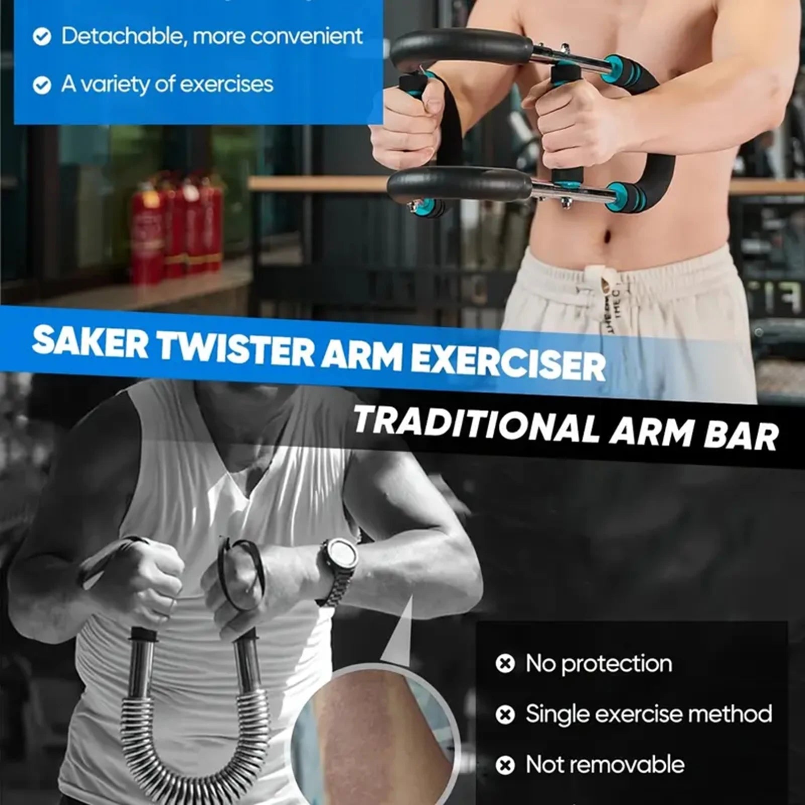 40KG U-Shaped Hand Gripper