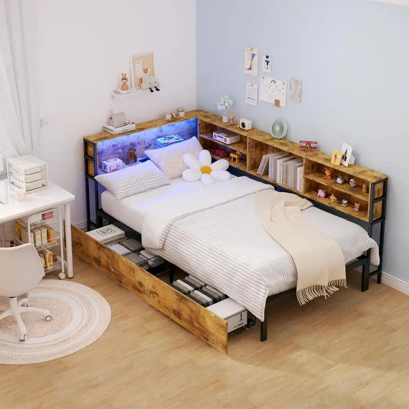 Twin Daybed Frame with Storage