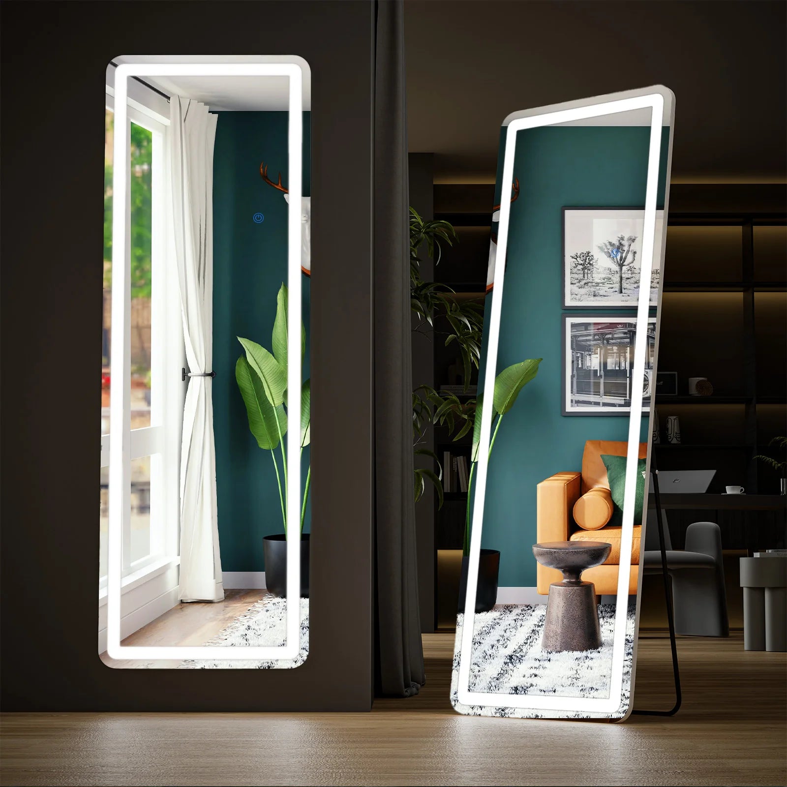 JHK Led 64"x21" Full Length Mirror