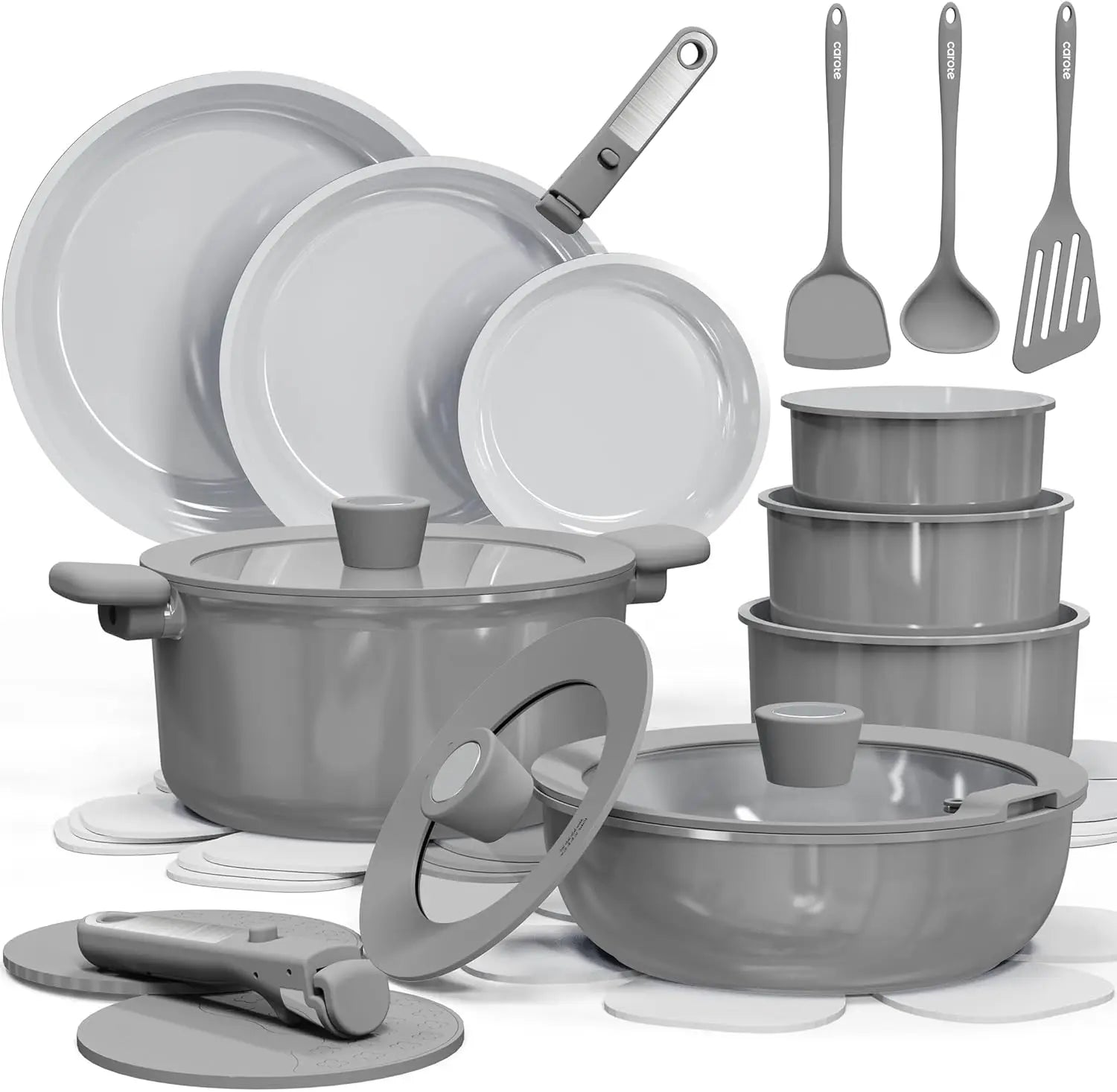 25pcs Ceramic Cookware Set