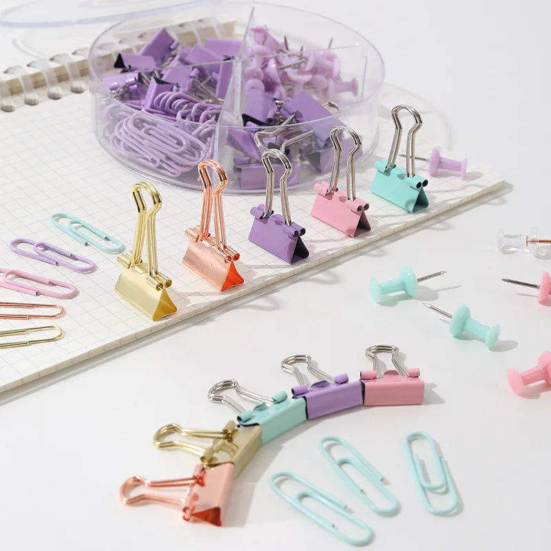 Binder Clips and Paper Clips, Push Pins, Tack Sets