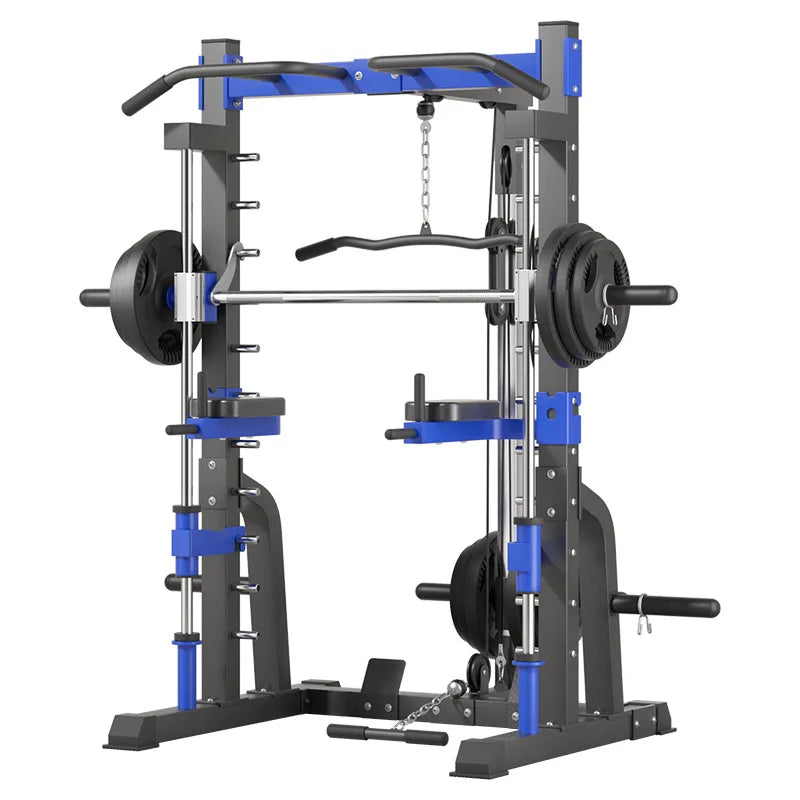 Smith machine gantry fitness equipment