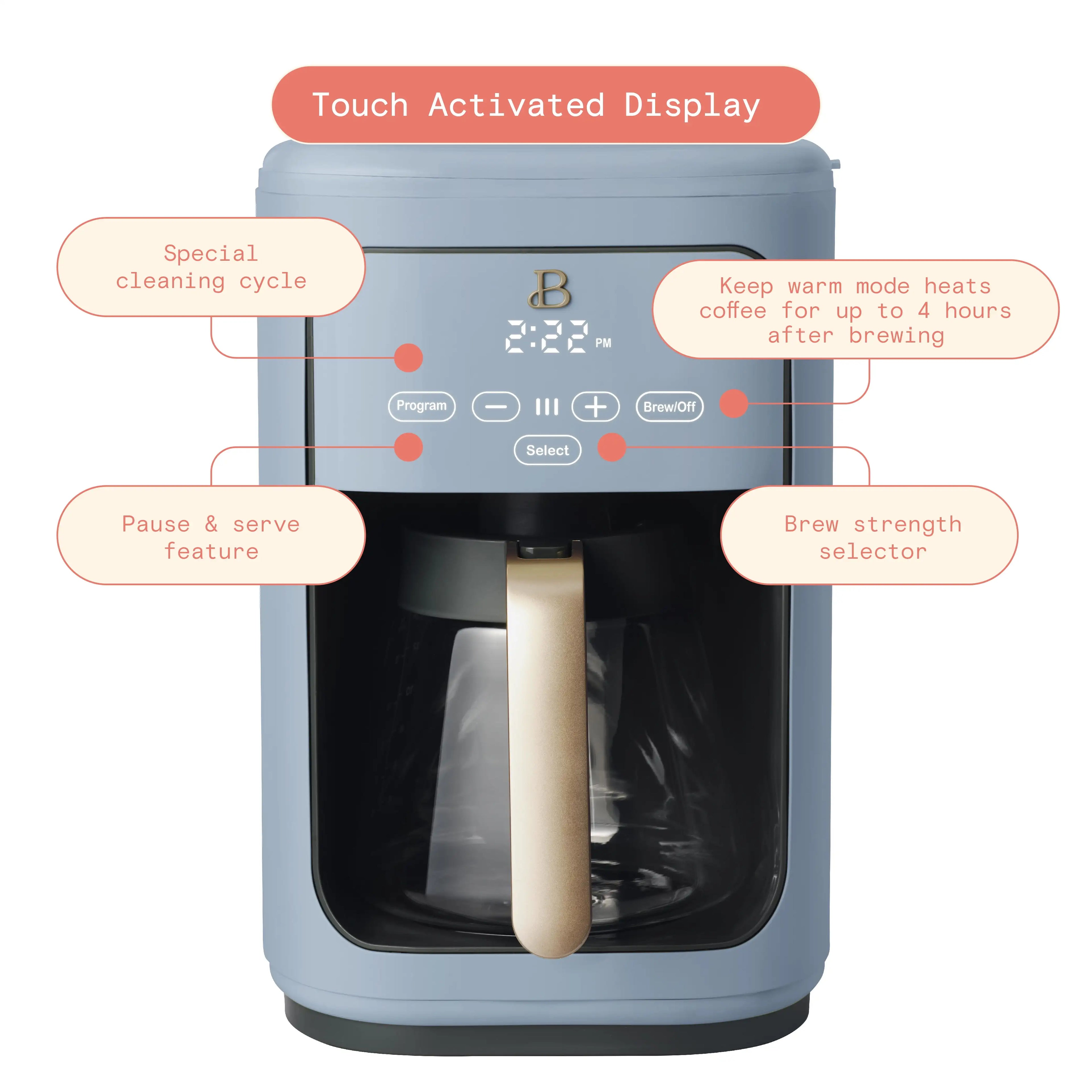 Beautiful 14 Cup Touchscreen Coffee Maker