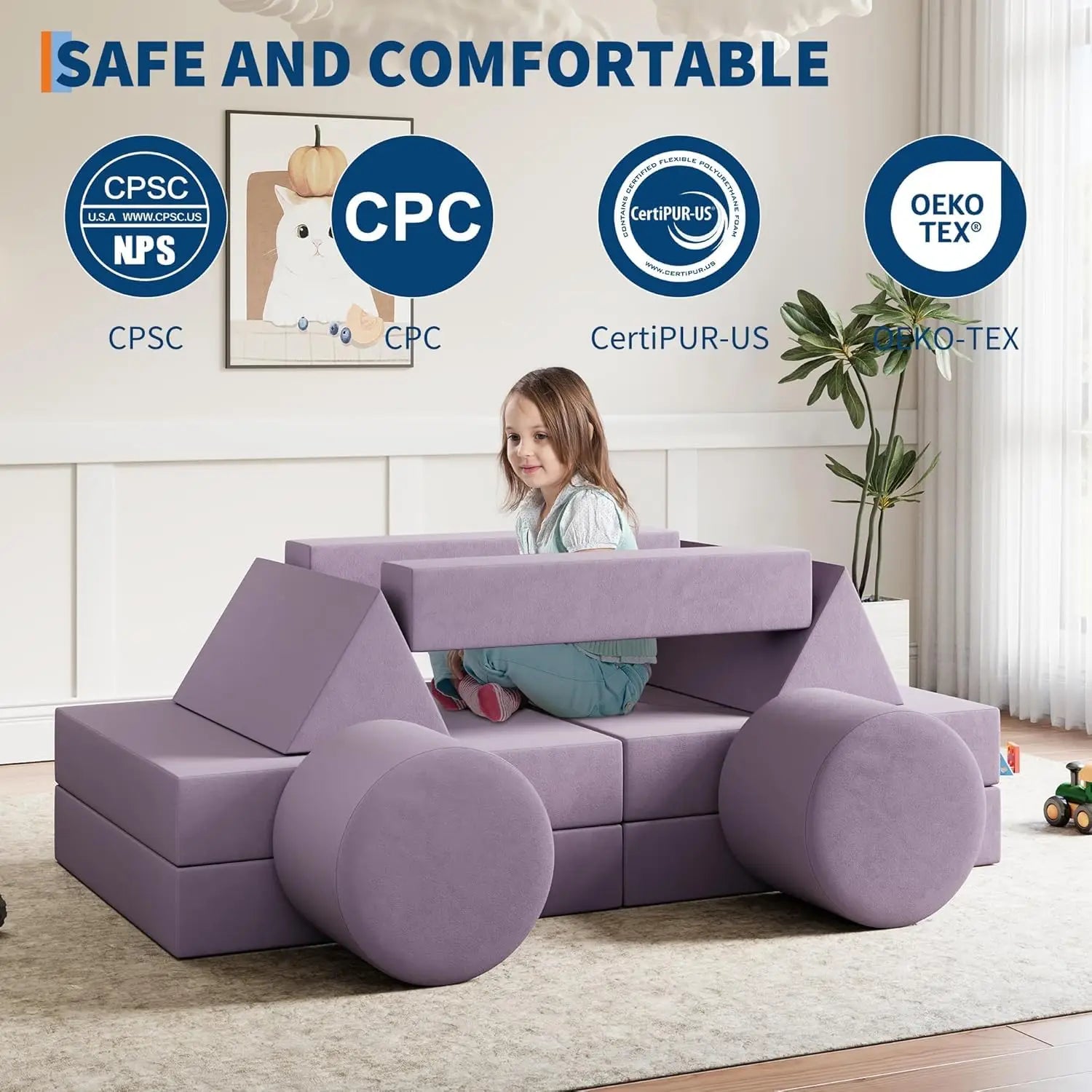 Kids Modular Play Couch