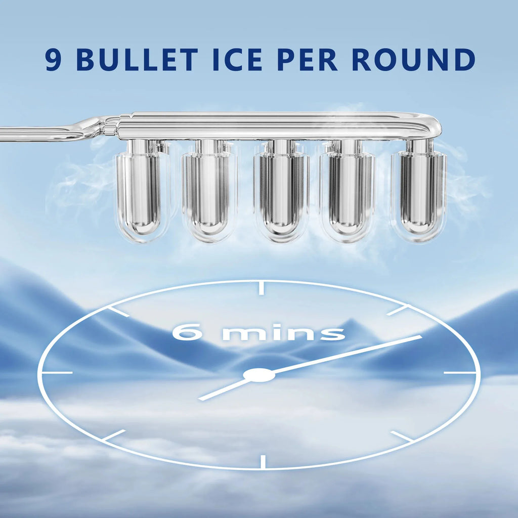 SIMZLIFE  Countertop Ice Maker Machine