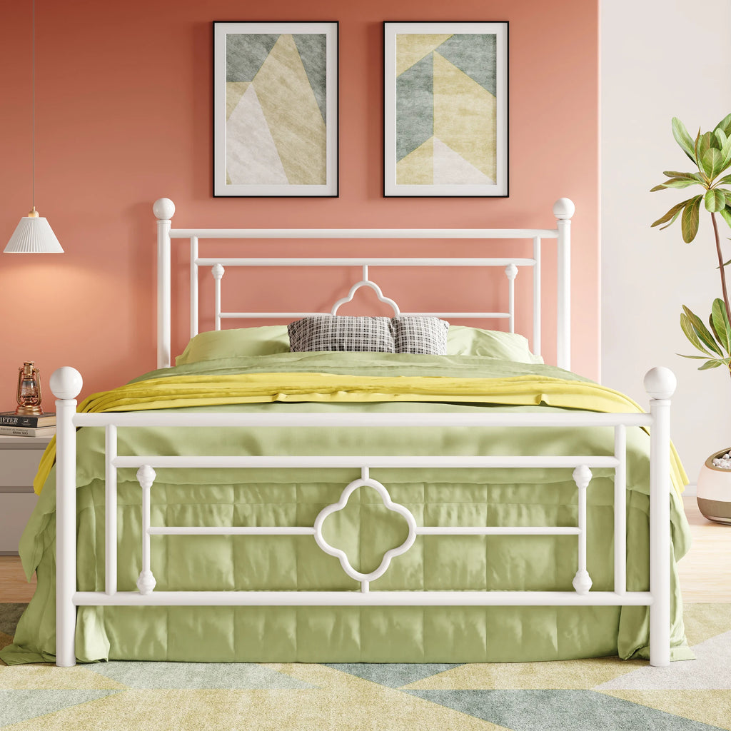 HOOMIC 14 Inch Metal Platform Bed Frame