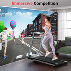 3.5HP Foldable Incline Home Treadmill