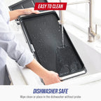 XL Electric Ceramic Nonstick Griddle with Warming Tray