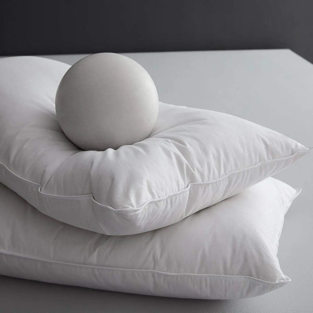 Duck Feathers and Down White Pillows