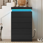 Tall Black Dresser for Bedroom