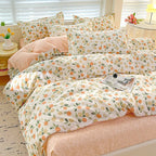 4pcs, 100% cotton bedding set